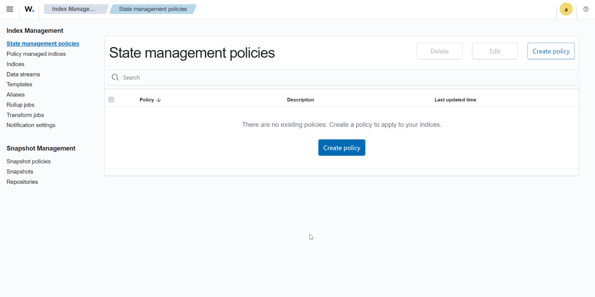 Navigating the Wazuh dashboard: Index and snapshot management