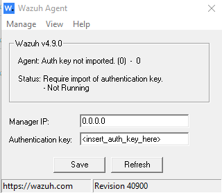 Windows agent manager