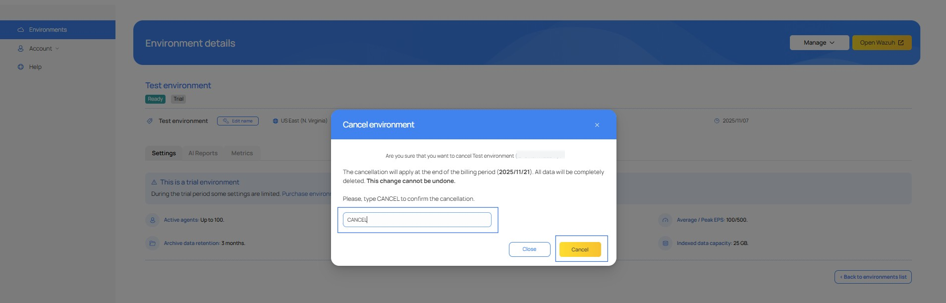Create internal user