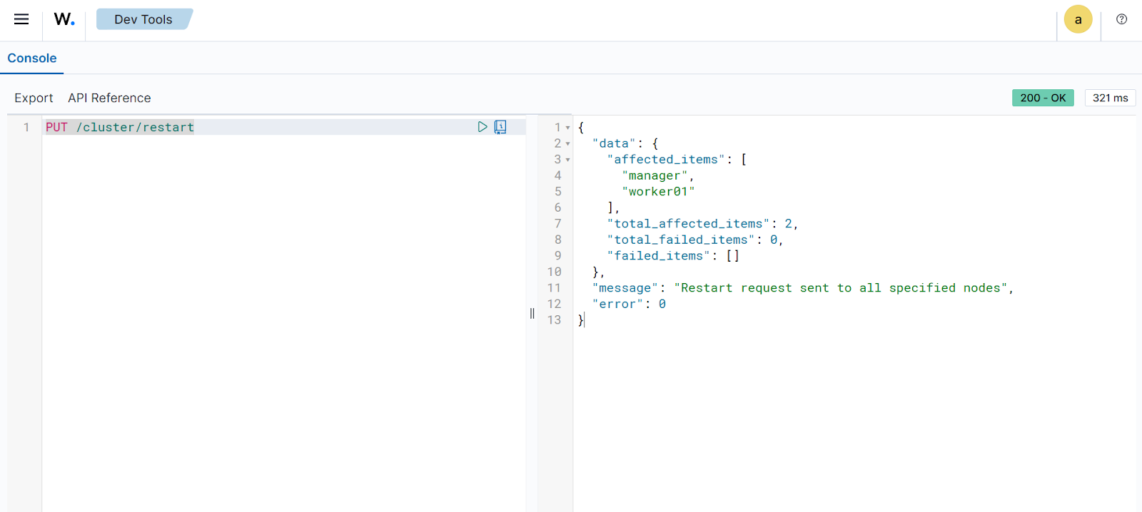 Restart Wazuh manager cluster