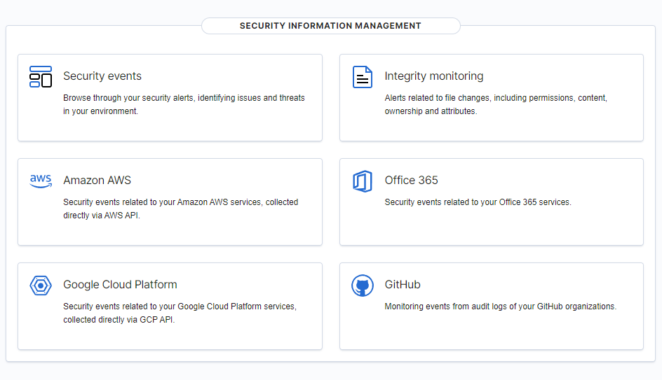 Security information management