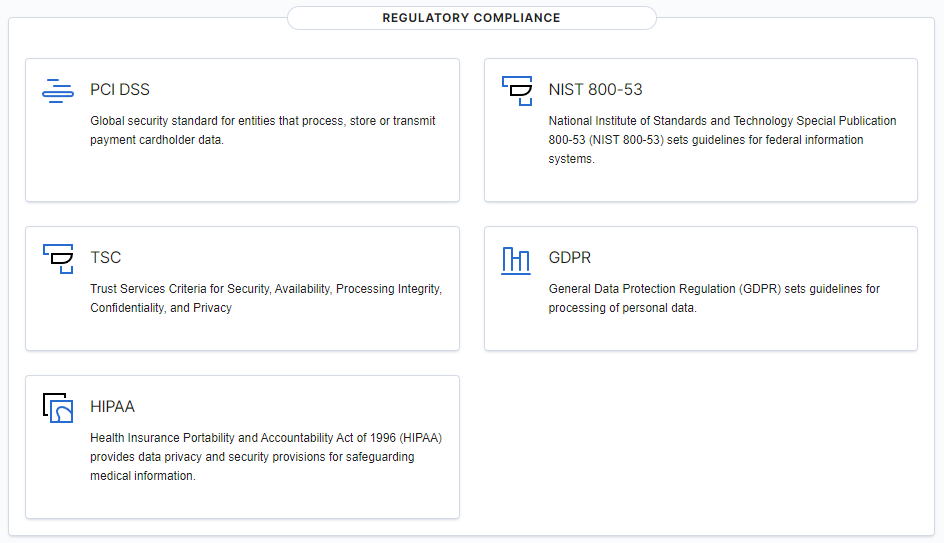Regulatory compliance