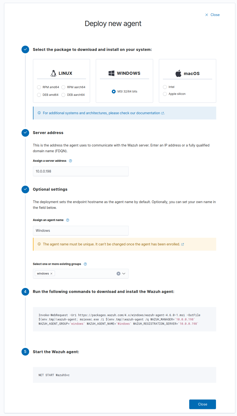 Deploy a new agent instructions