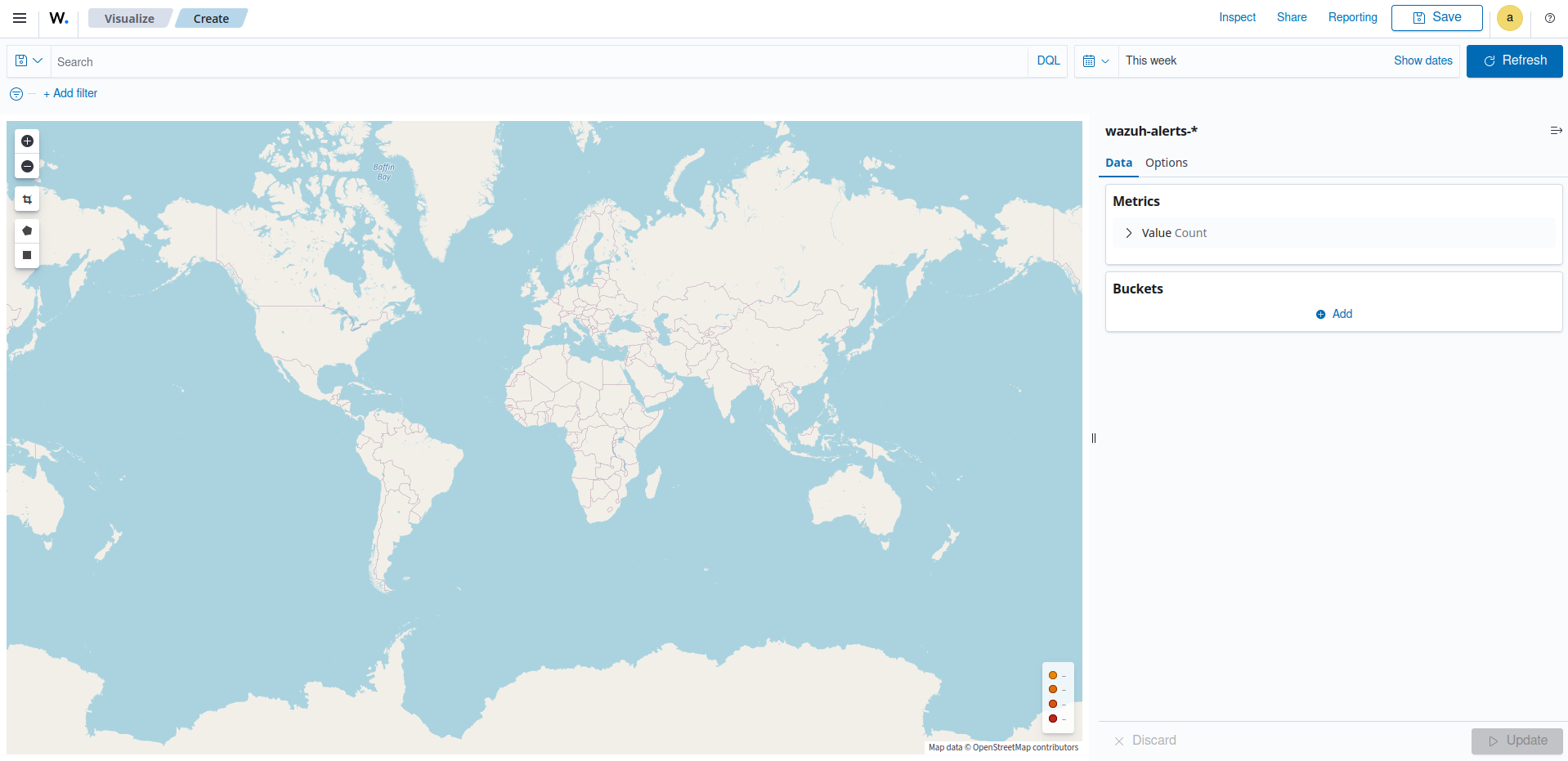 Create coordinate map visualization