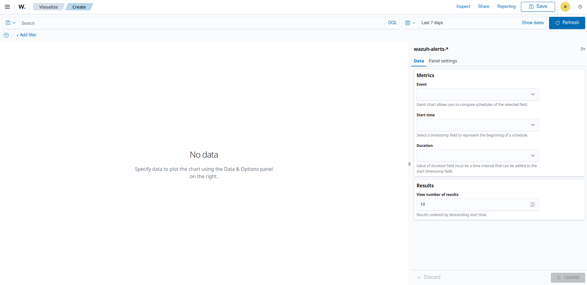 Create Gantt chart visualization