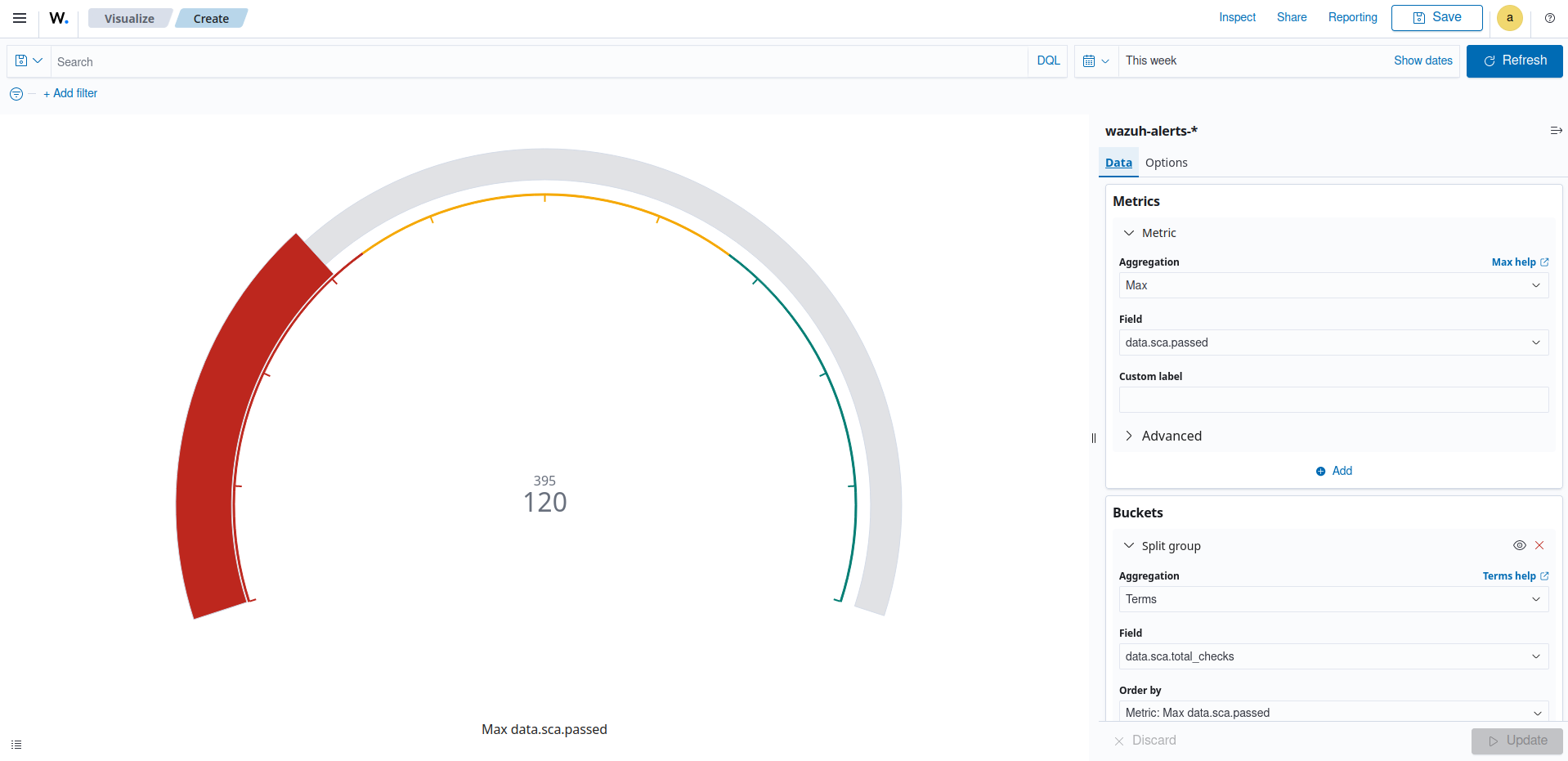 Create goal visualization – Update button