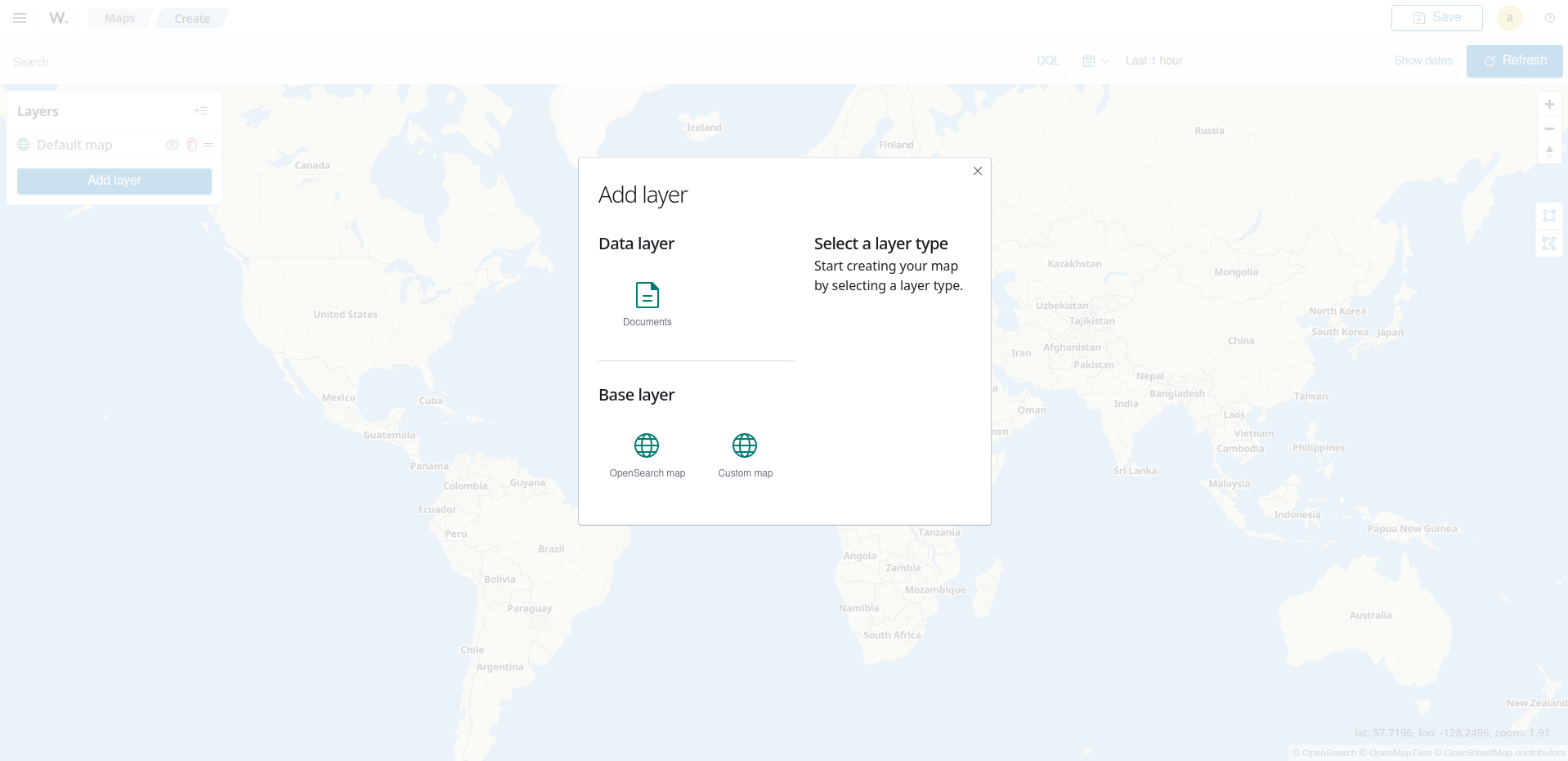 Create map visualization – Add layer