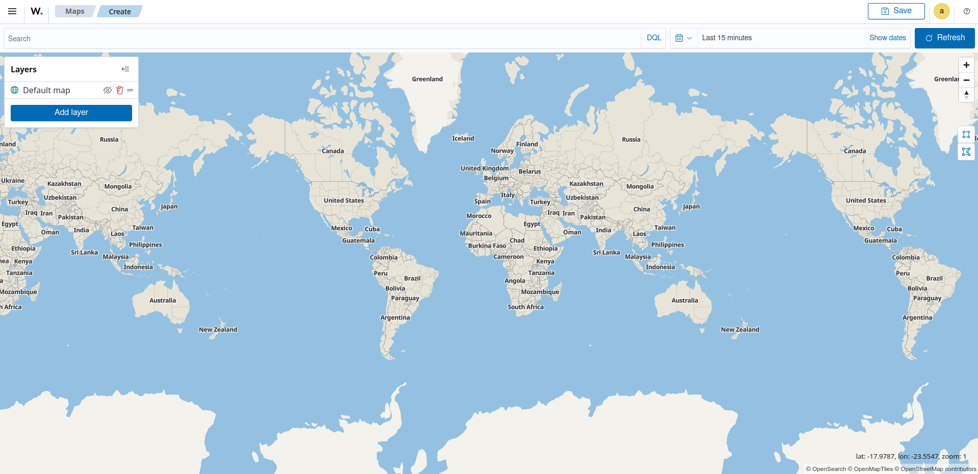 Create map visualization