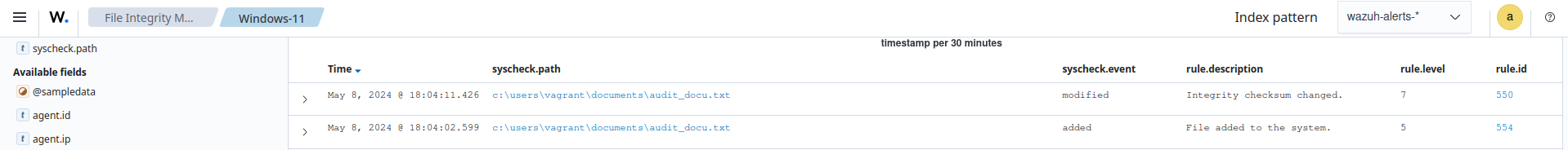 Test the configuration
