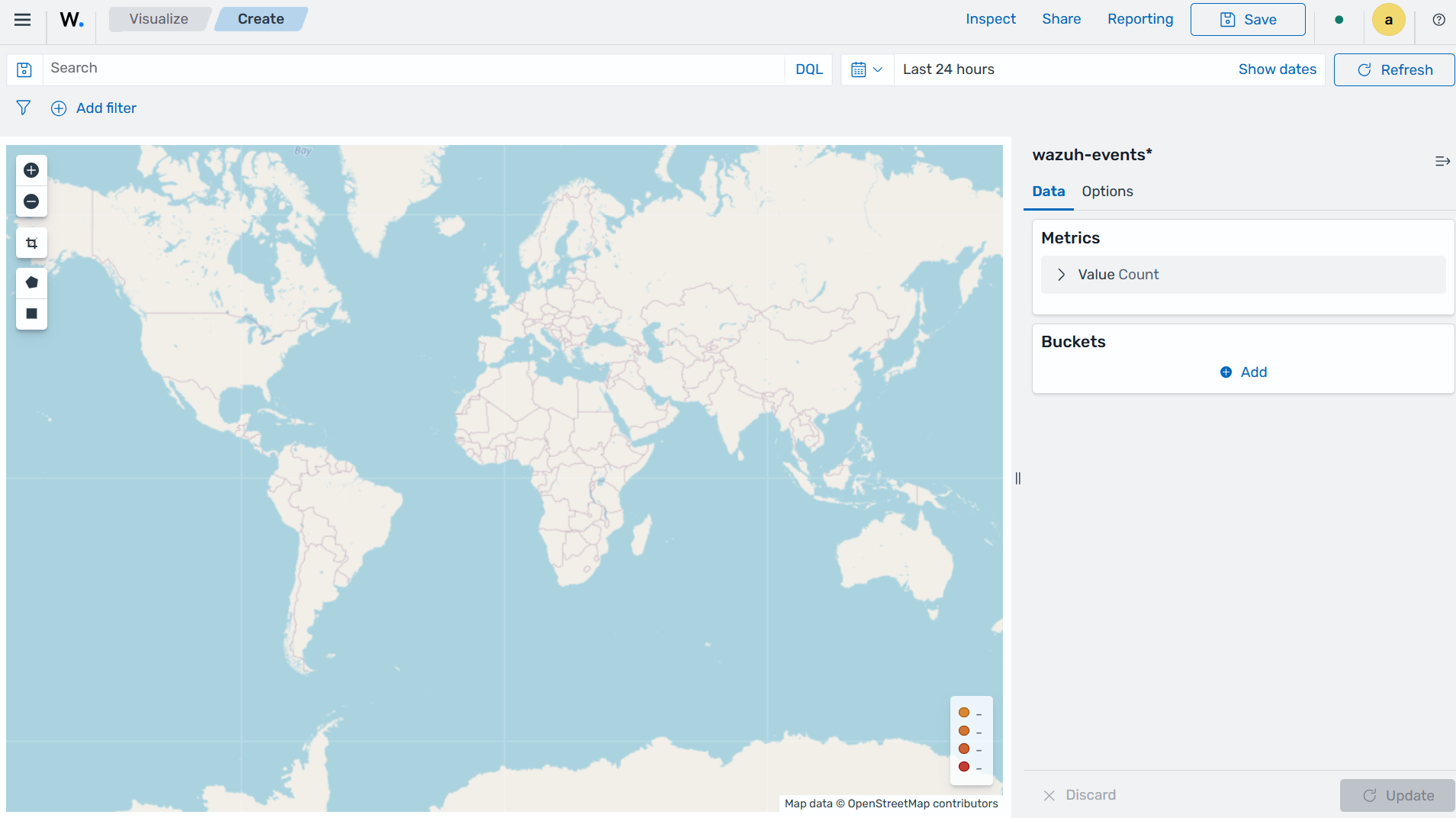 Create coordinate map visualization