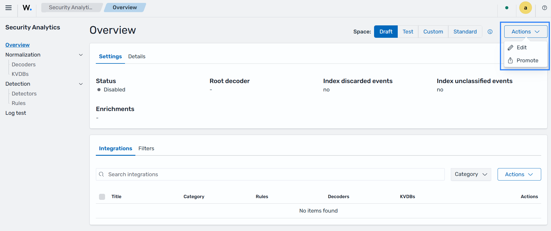 Create integration
