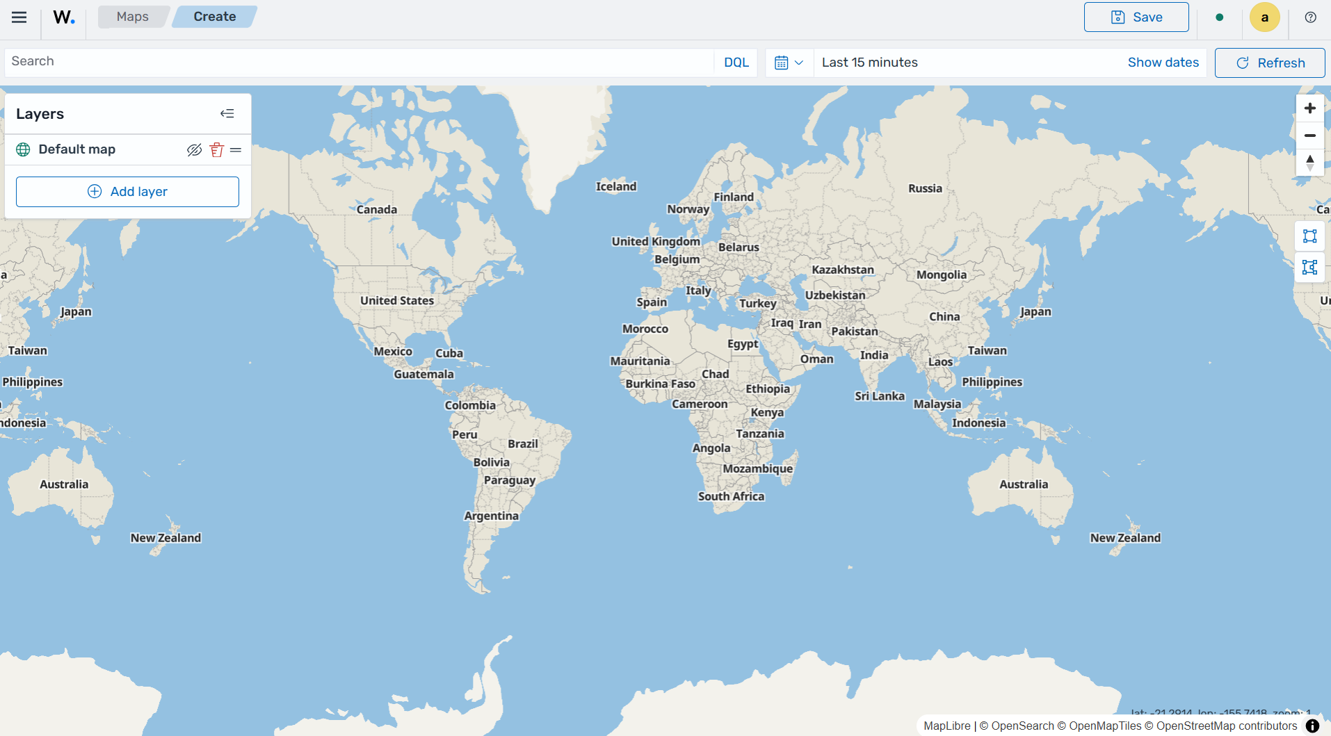 Create map visualization