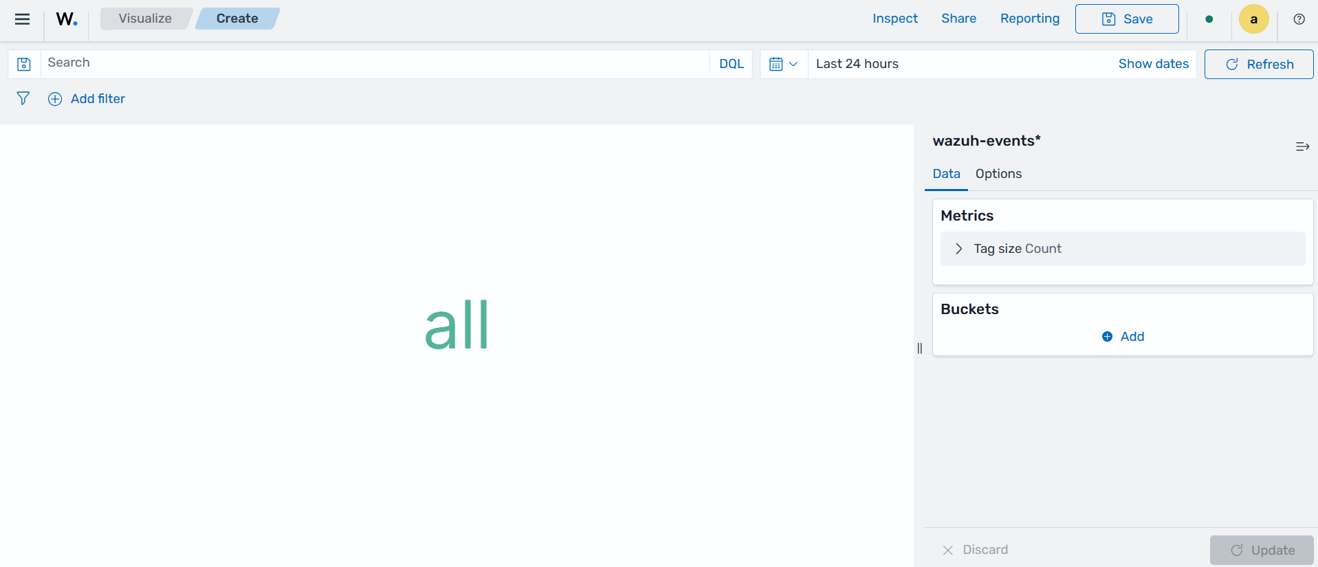 Create tag cloud visualization