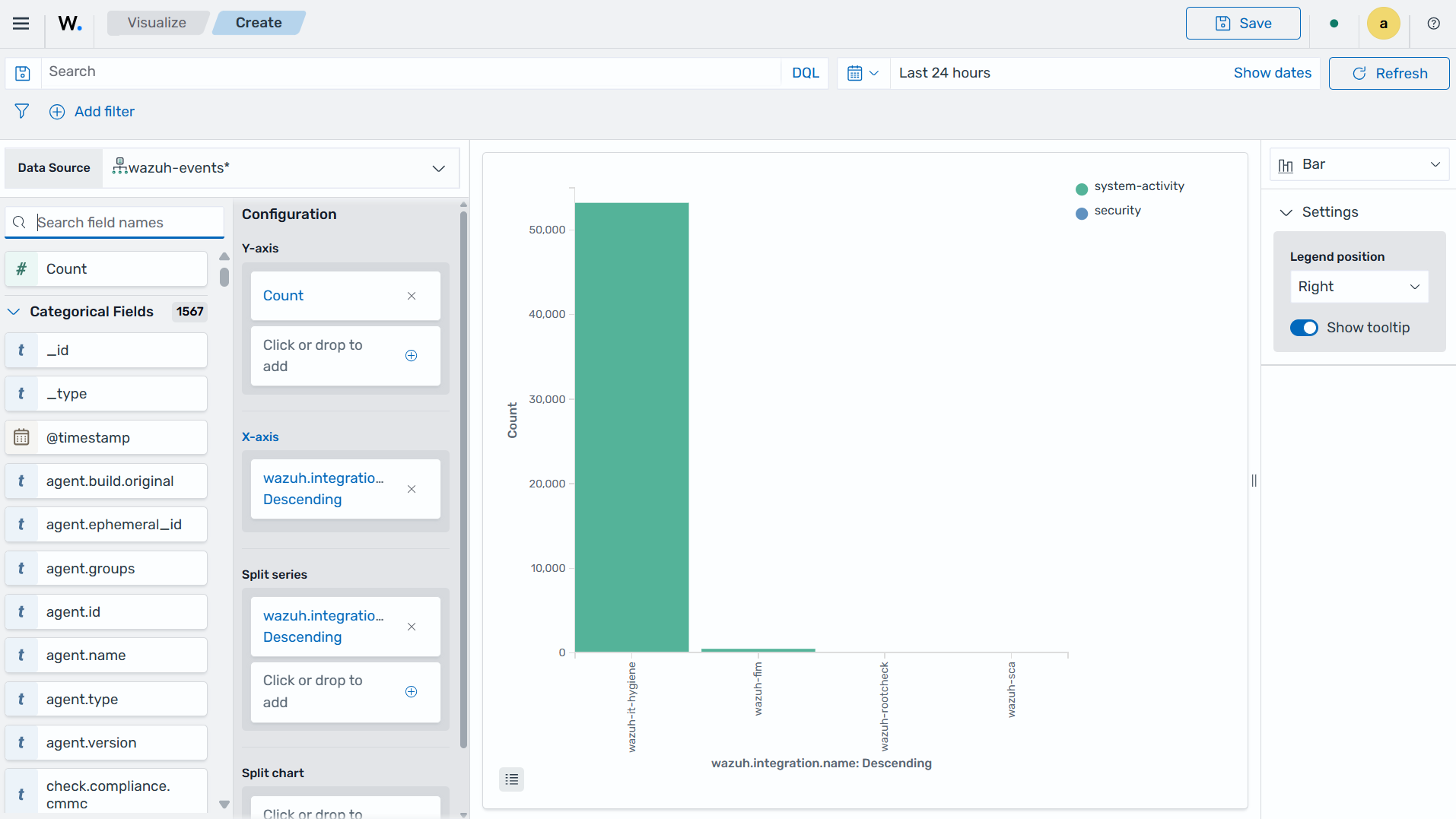 VisBuilder data configuration