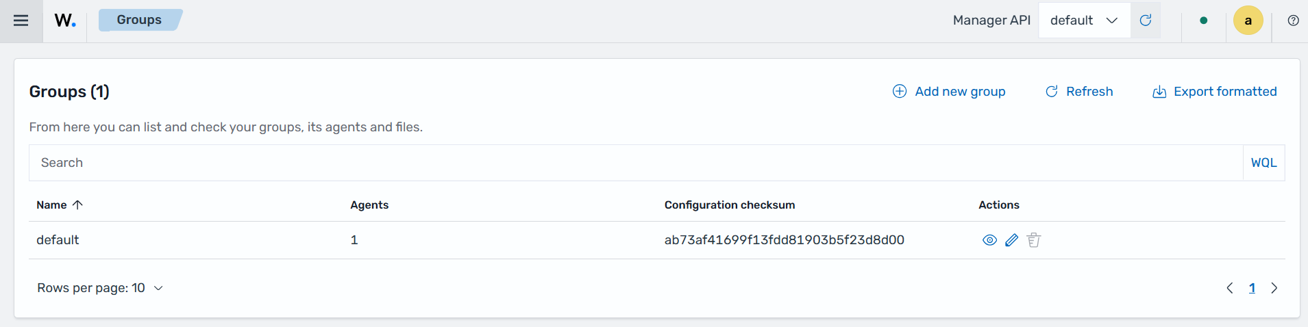 Endpoint groups