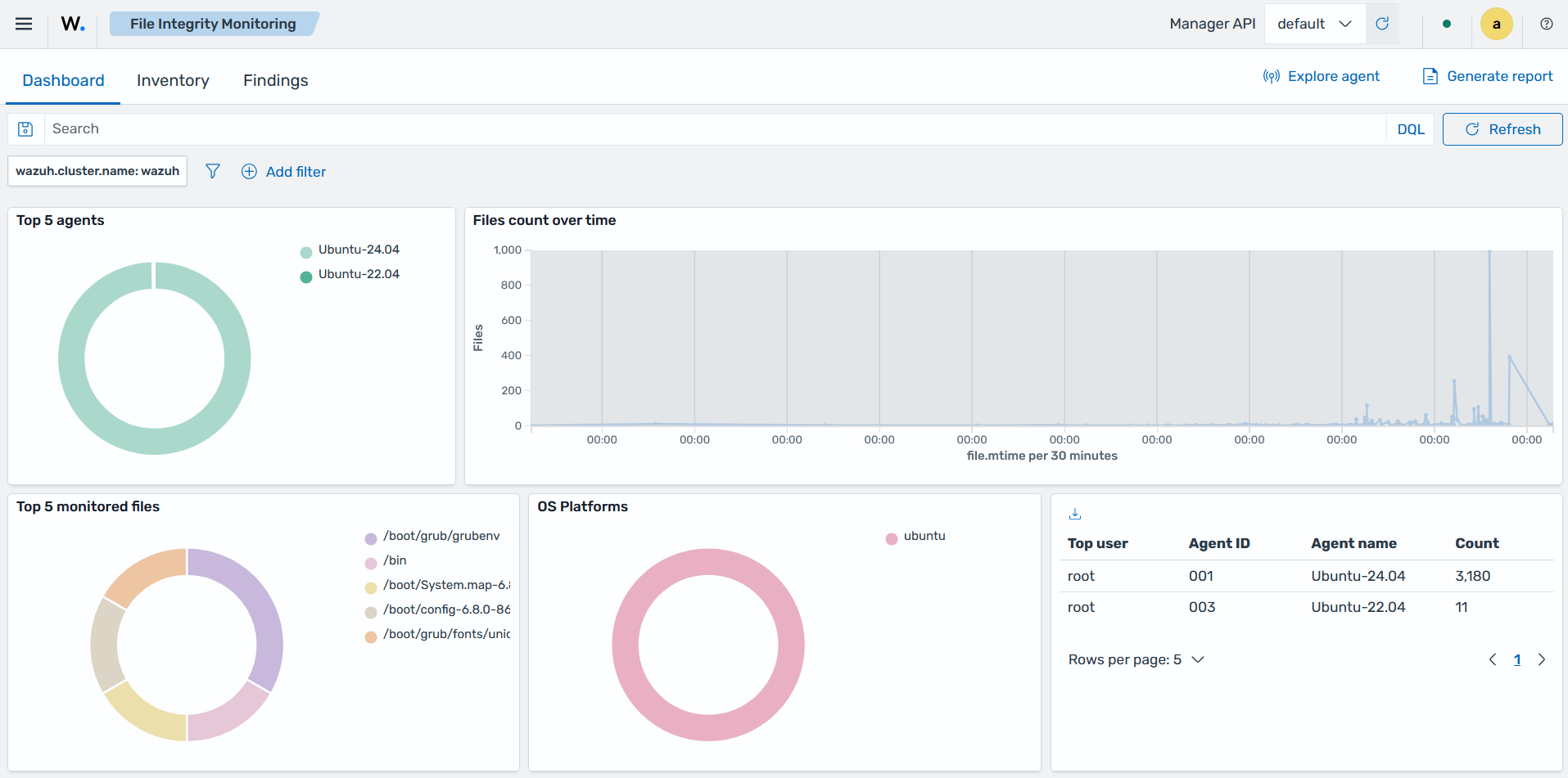 File integrity monitoring