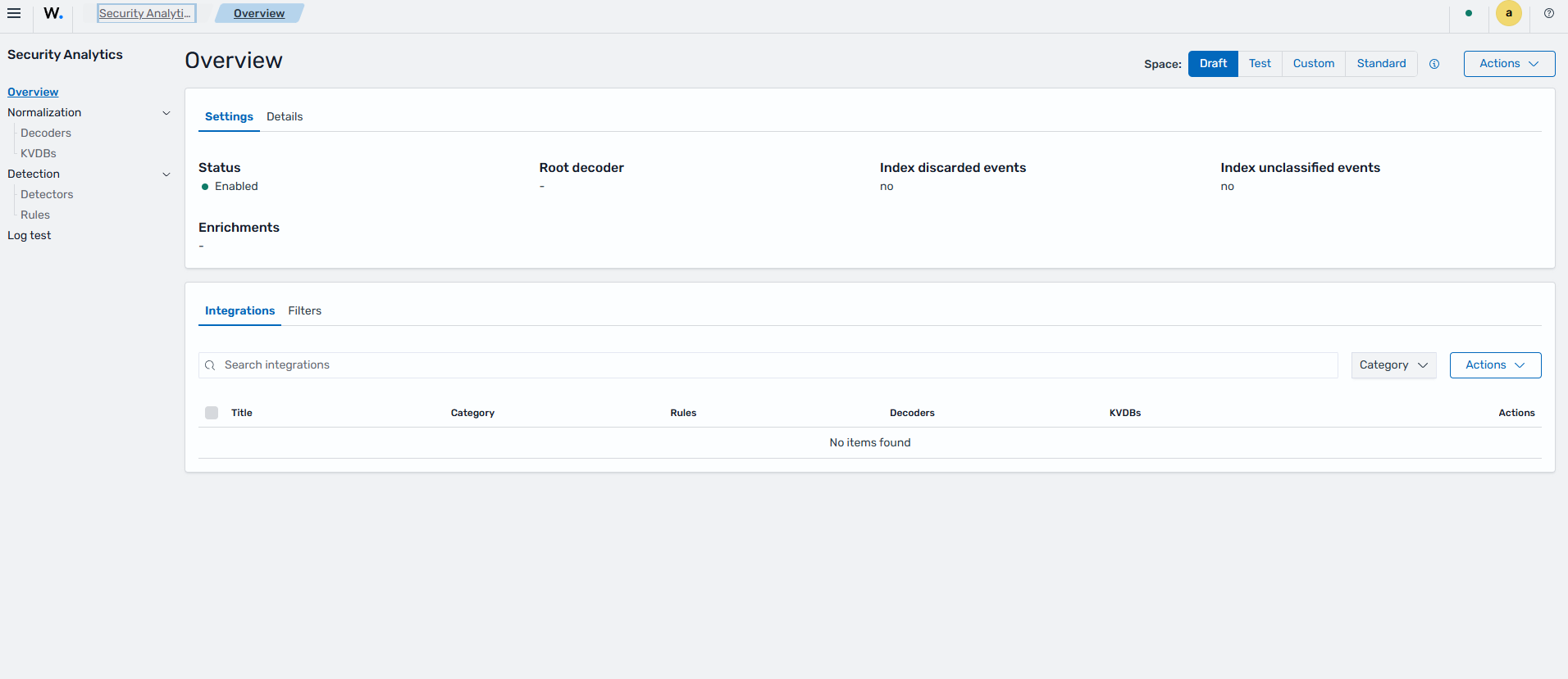 Security Analytics overview