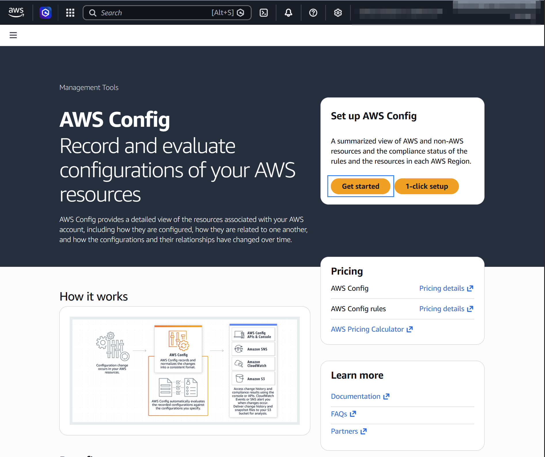 Get started with AWS Config