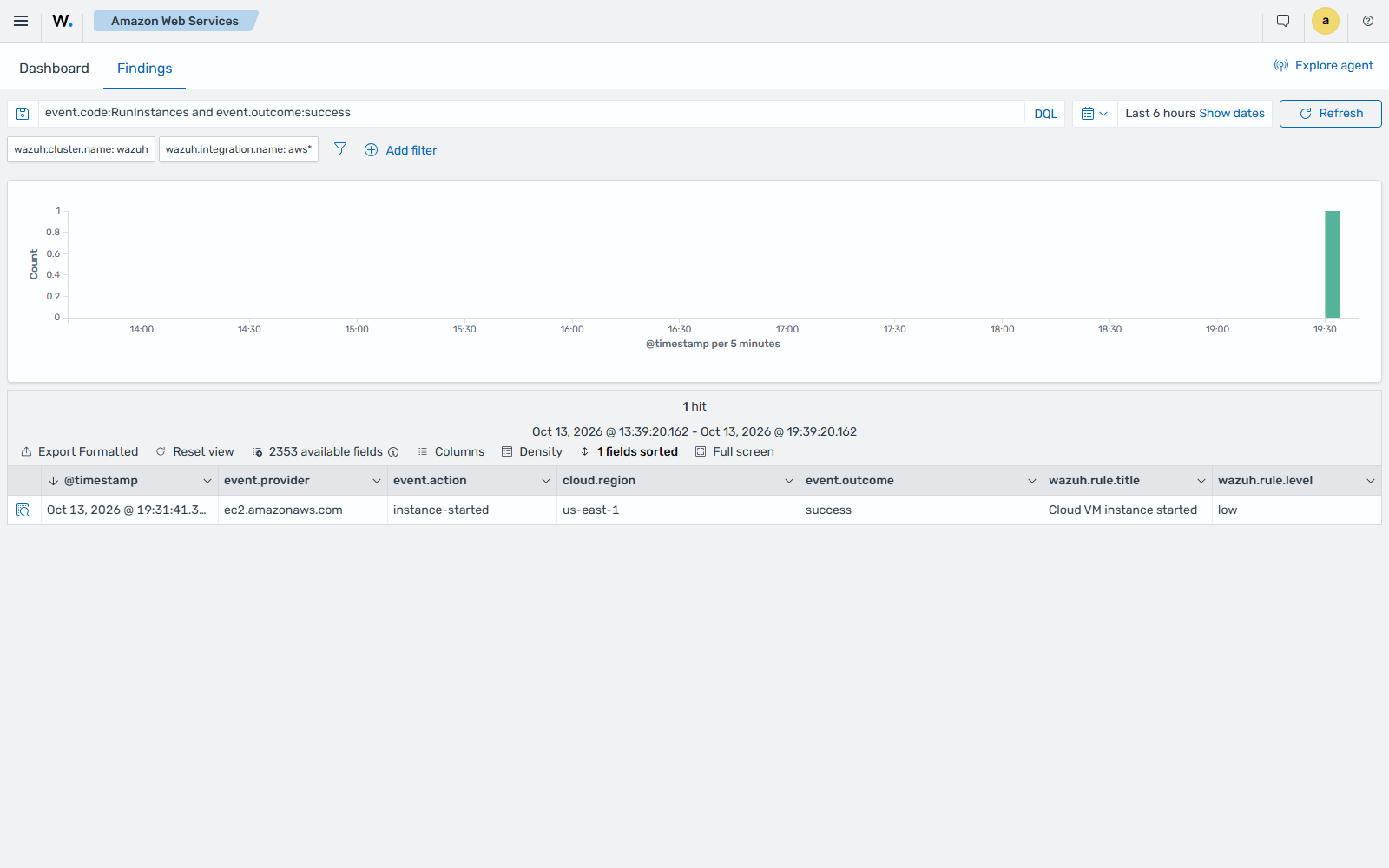 Cloud VM instance started finding for a new EC2 instance
