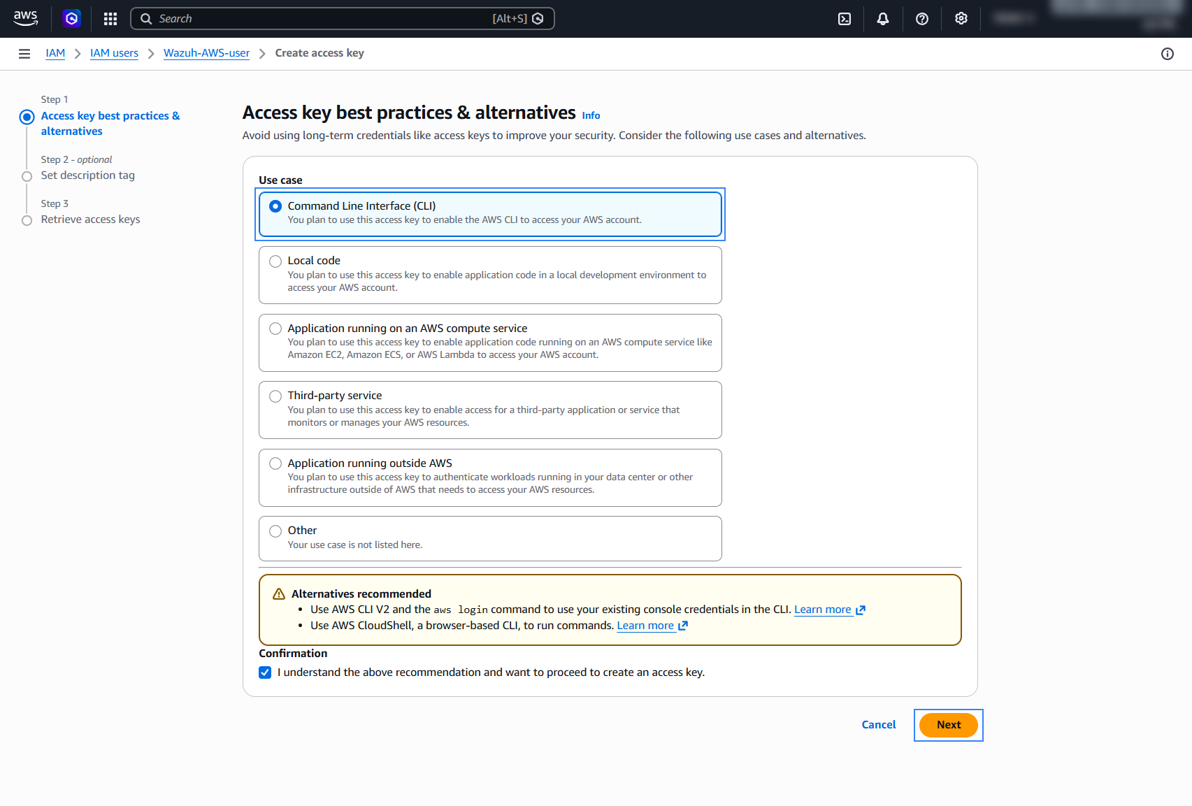 Confirm CLI