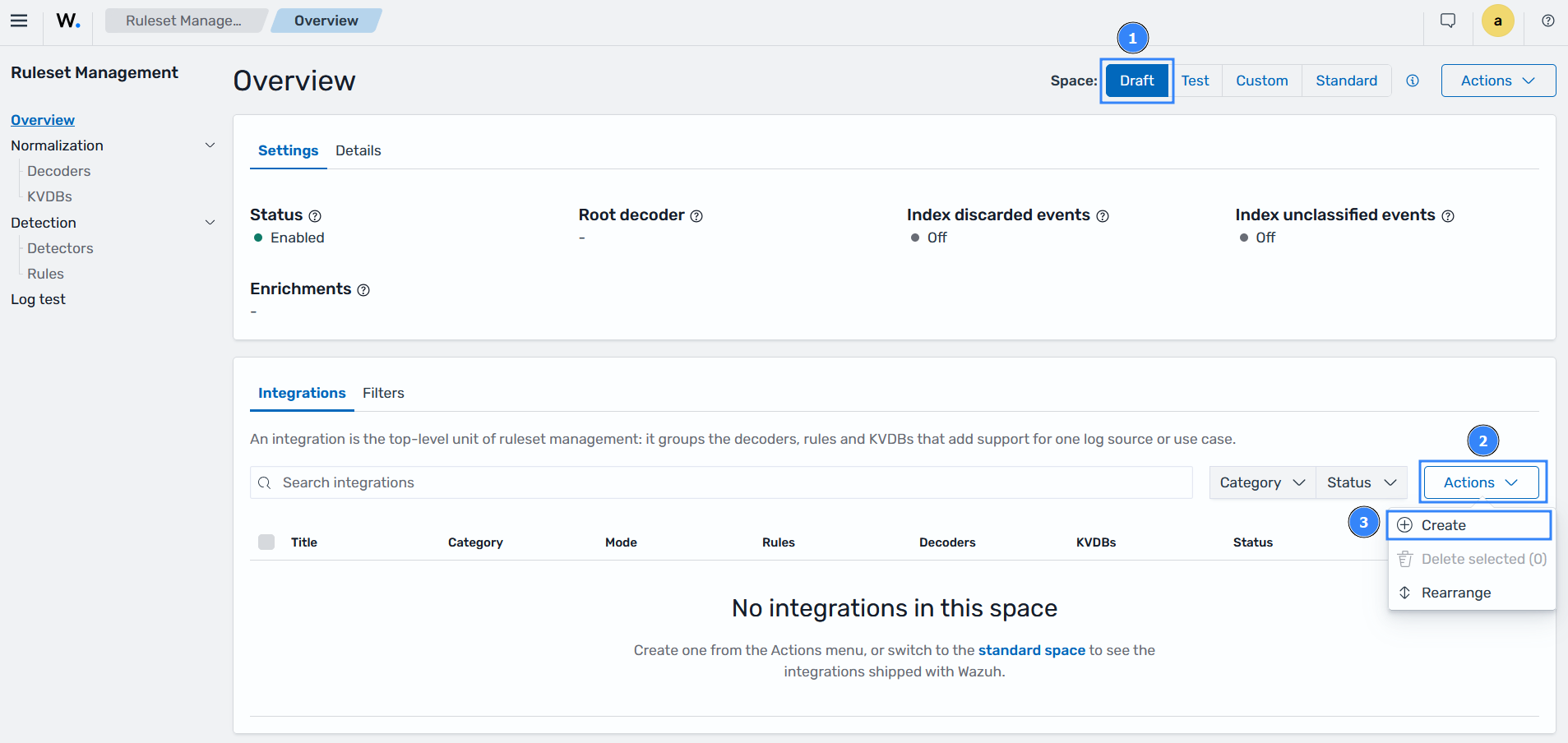 Create integration