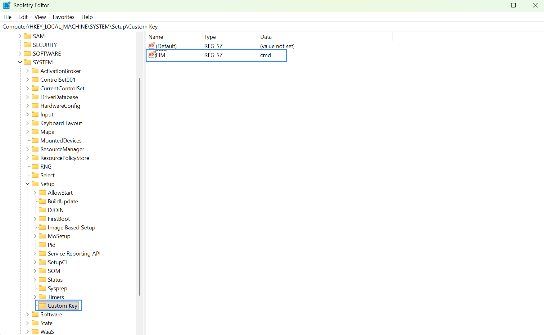 Add new string value and data