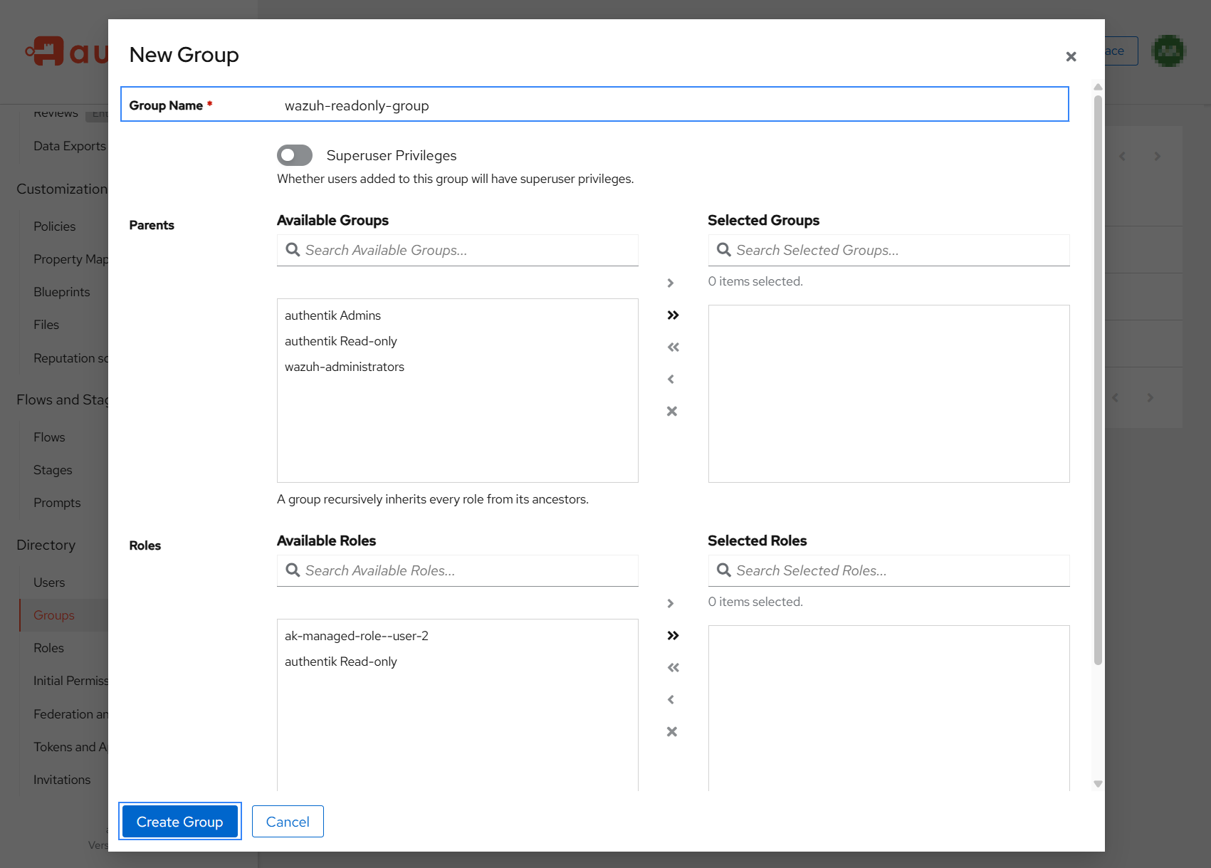 Create Group