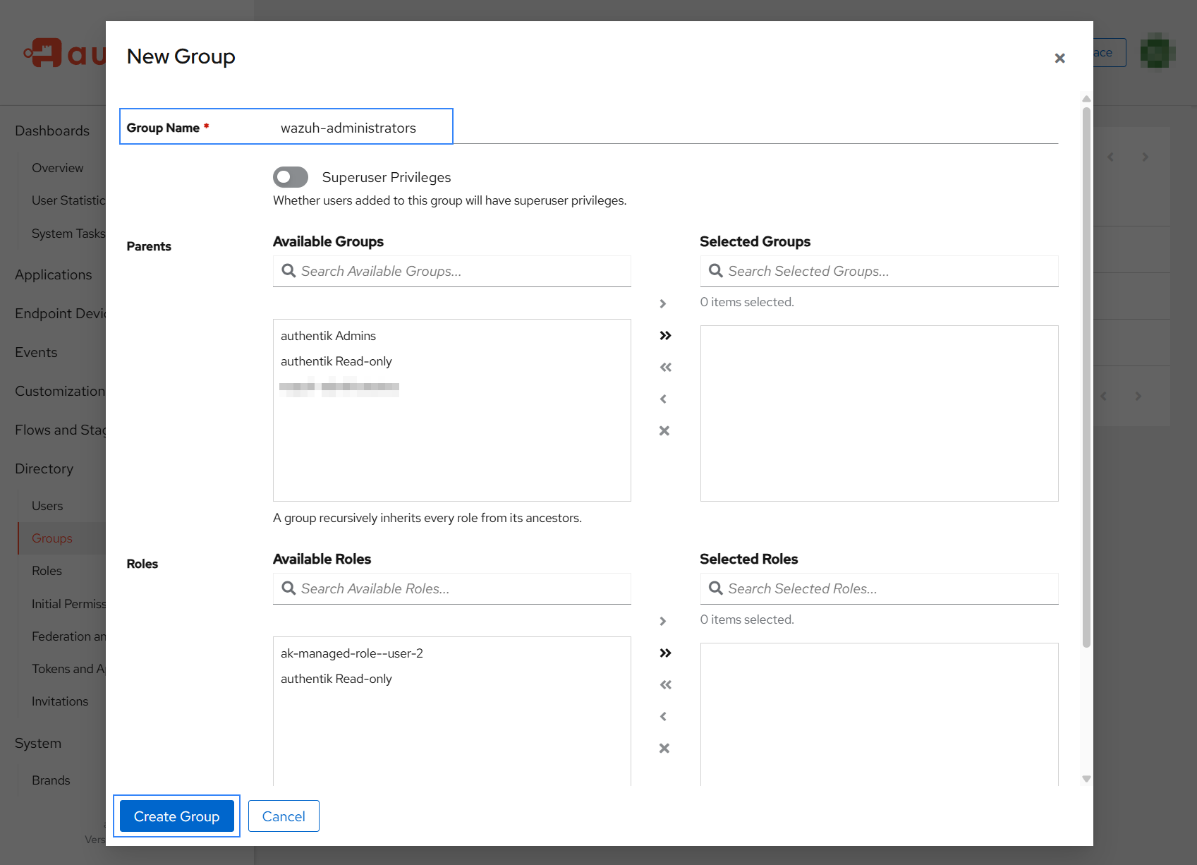 Create Group