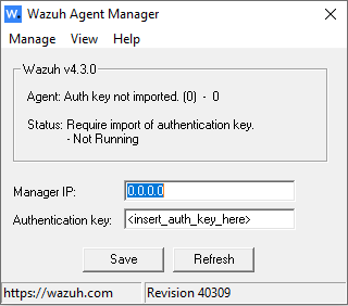 Windows agent manager